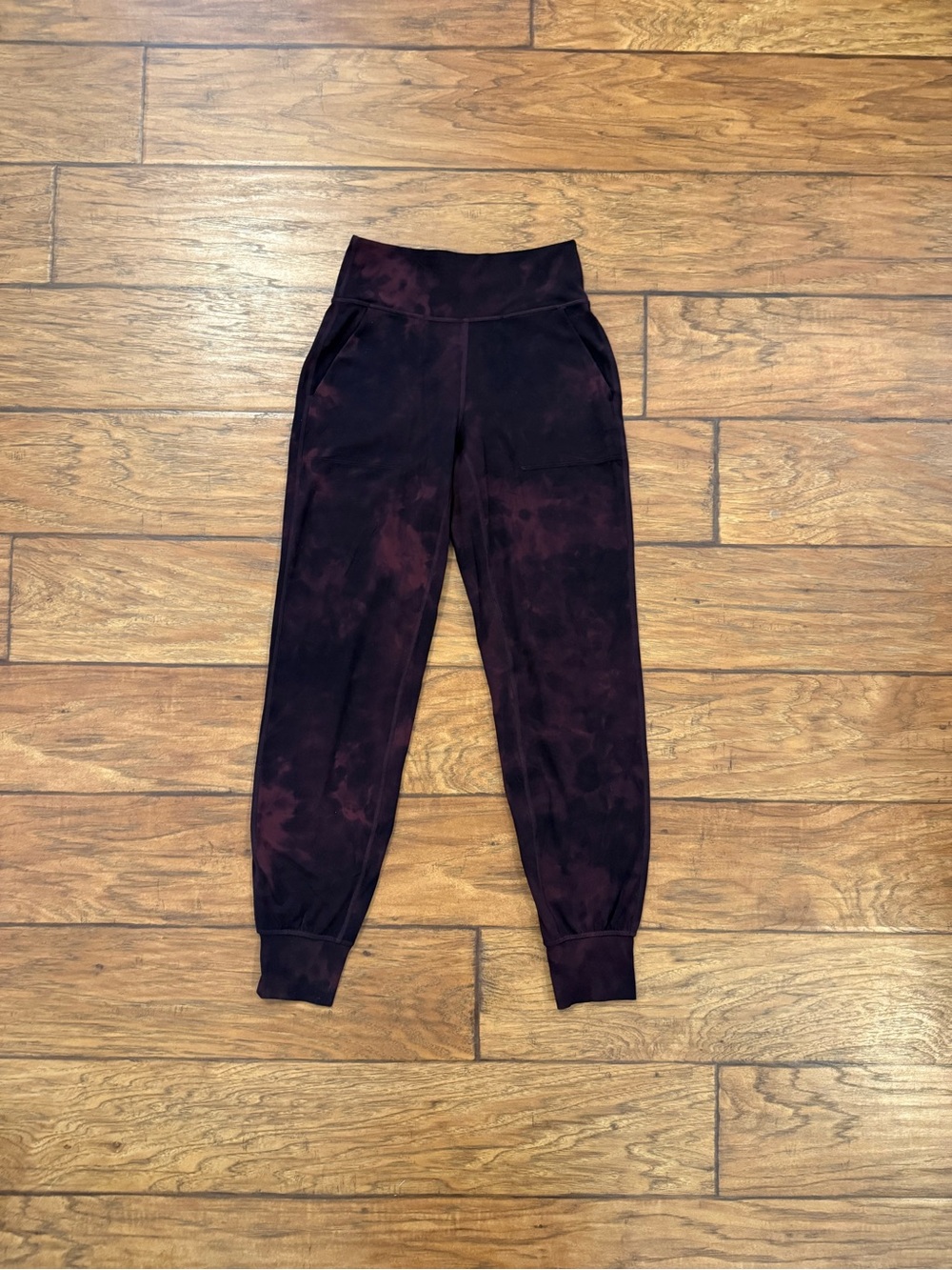 Lululemon Align High Rise Jogger Diamond Dye Cassis Black Size 4 Nulu